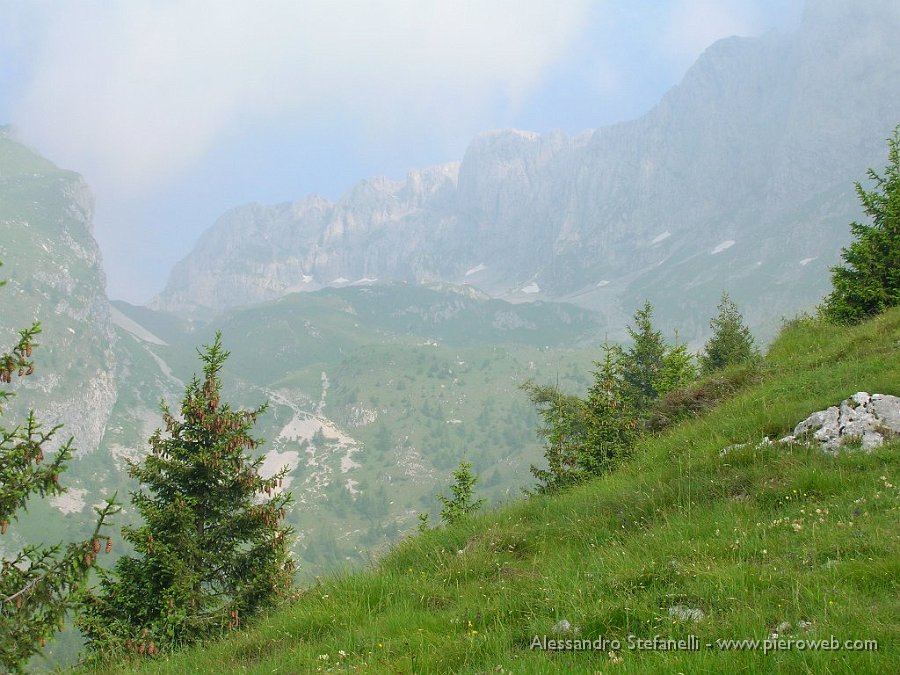 Presolana e P.so Pozzera.JPG - Presolana e Passo Pozzera